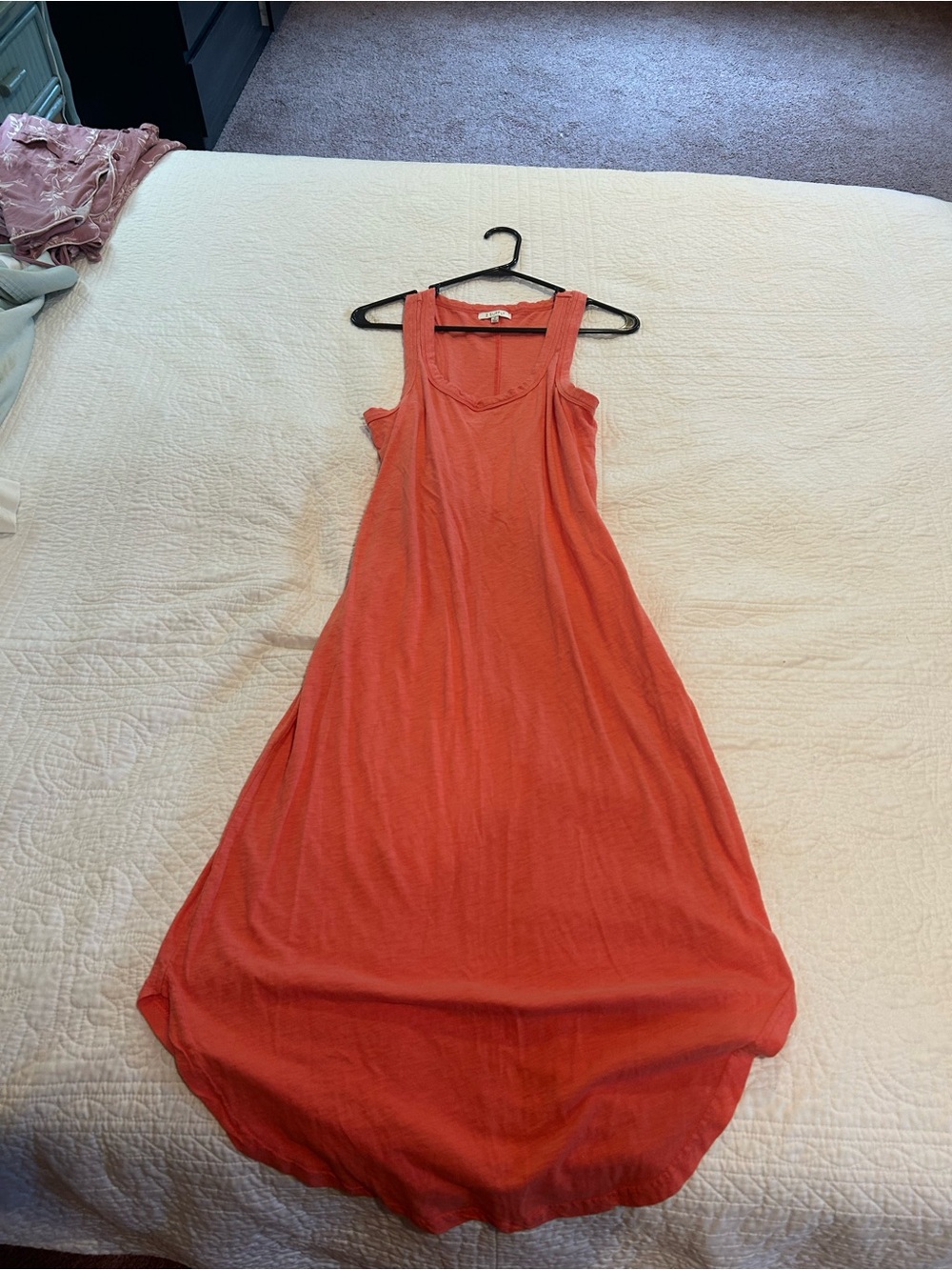 Z Supply Easy Going Cotton Slub Midi Dress